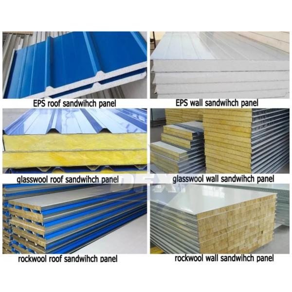 Sustainable Prefabricated Modular Building With EPS Glass Wool PU Sandwich Panels For Insulation