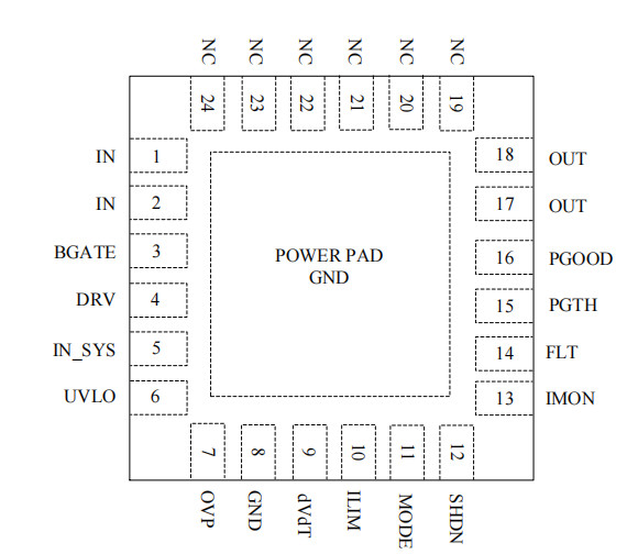 MX26631DL 40V 5A 30mΩ Hot Swap EFuse IC Electronics breakers For Minimum System