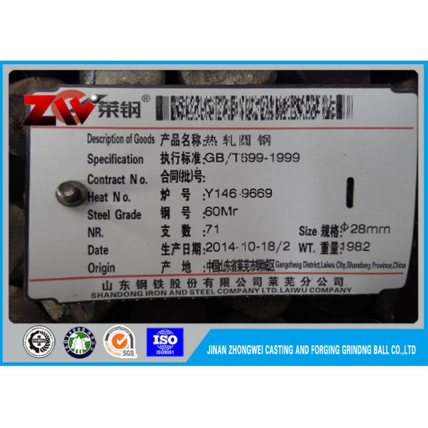 Industrial Mineral Processing grinding balls for mining , forging and casting Tecnology