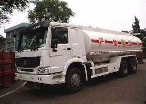 China Fuel Oil Tank Truck 20 Tons , 6X4 LHD Euro2 290HP Mobile Fuel Trucks on sale