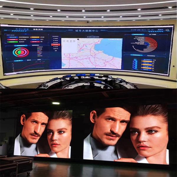 16/9 Ratio Indoor Fixed LED Display 4K Hd P1.56mm Light Weight Front Maintenance