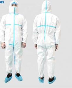 Buy cheap Hospital Disposable Protective Coveralls Anti Virus Ethylene Oxide Sterilization product