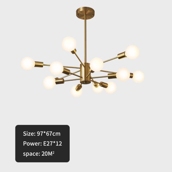 Nordic Led Glass Ball Copper Chandelier Luxury Golden Ceiling chandelier bubbles(WH-MI-288)