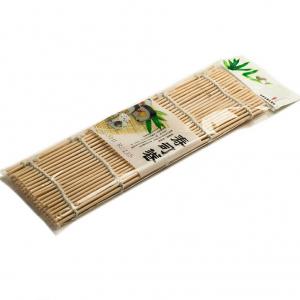 China Japanese Style 24cm 27cm Bamboo Sushi Mat White Natural Color on sale