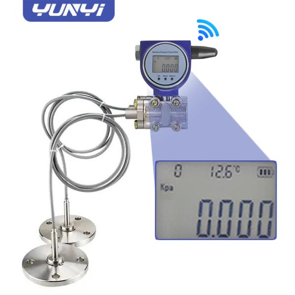 Wireless Dual Flange Level Transmitter installation example