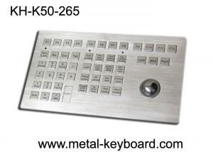 Buy cheap Customized Panel Mount Keyboards in Metal , Marine Keyboard with Track ball Metal product