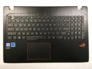 Asus ROG GL553VD Genuine Laptop Touchpad Palmrest US Keyboard 13N1-0BA0B21