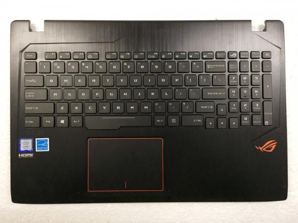 Quality Asus ROG GL553VD Genuine Laptop Touchpad Palmrest US Keyboard 13N1-0BA0B21 for sale