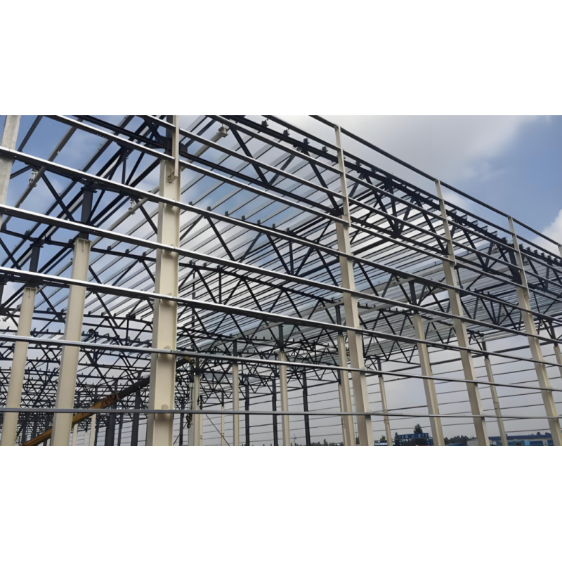 High Durability Corrosion Resistant Commercial Steel Building with Customizable Length