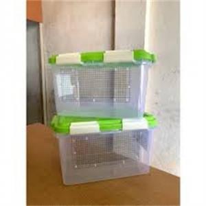China Little Pet Transport High Quality Solid PETG Box Mini Portable Takeout Hamster Cage on sale