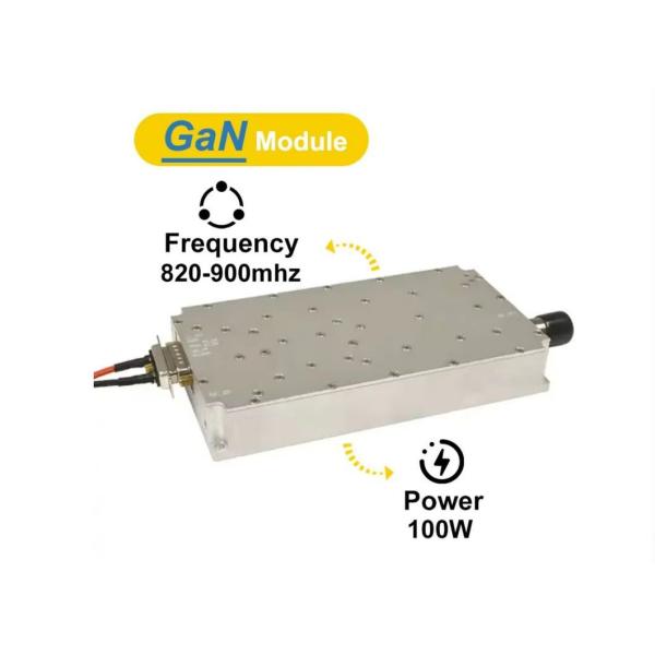 820-900MHz 100W GaN Amplifier Anti Drone Suppression 700-1100MHz Module for Anti Drone System Anti Fpv RF Power Amplifier