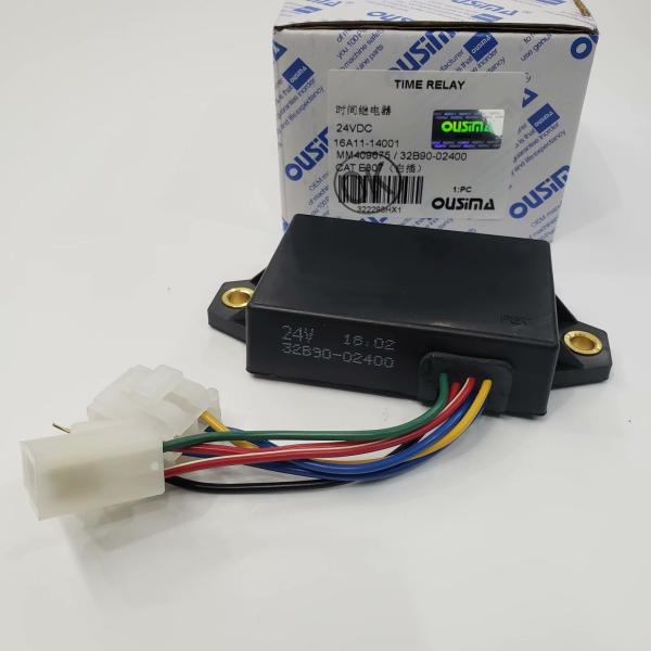 OUSIMA Engine Stop Timer Relay 16A1114001 16A11-14001 MM409675 32B90-02400 For Excavator E307