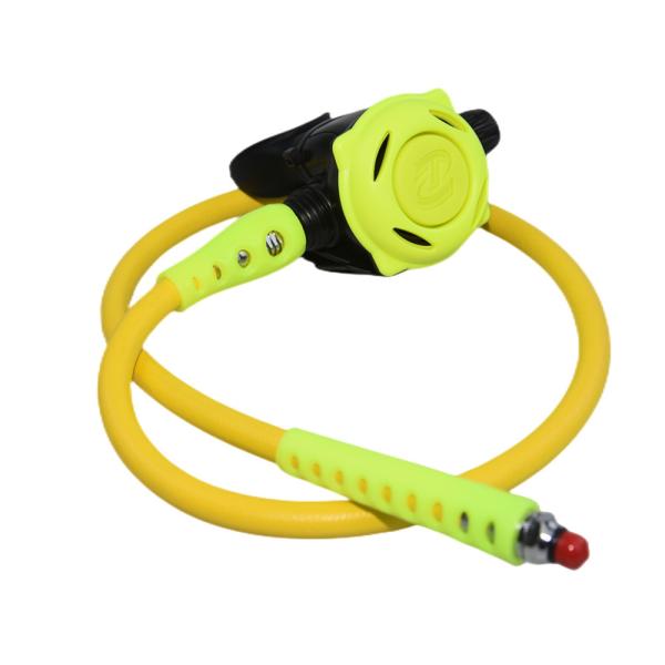 Yellow Plastic PC Scuba Diving Regulator Brass For Underwater Breathing