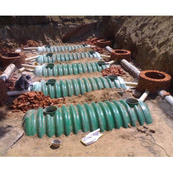 high strength Customizable FRP GRP Septic Tank for Human And Animal Feces Treatment