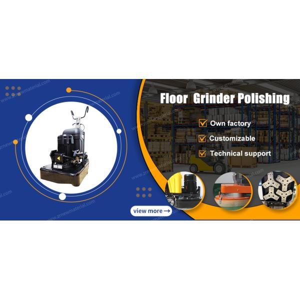OEM ODM Concrete Surface Grinder Epoxy Floor Sander Machine With 40L Cistern