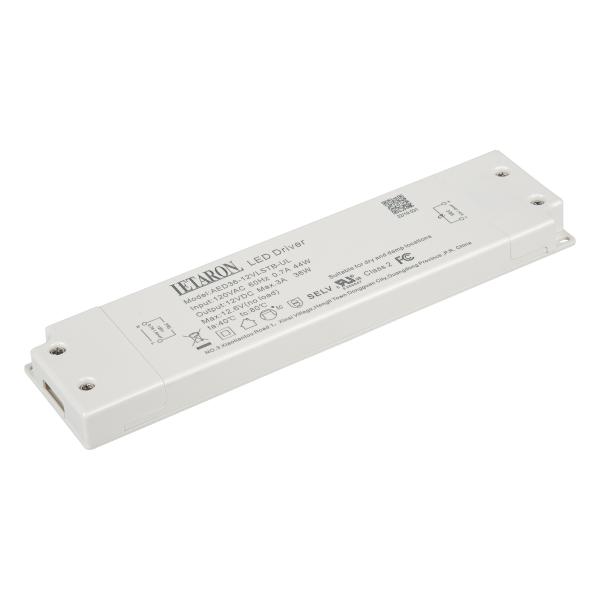 Customized Input Output Voltage LED Power Supply for Specific Projects Mirror Lamp US Letaron LED Driver, Single Output 12V LED Driver