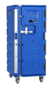 Buy cheap 580 Litre OLIVO-Style Blue Large Insulated Plastic Roll Cold-Chain Logistics Container product