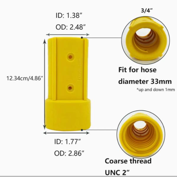 Nylon Sand Blasting Nozzles Holder 33mm Sandblasting Nozzle Tips
