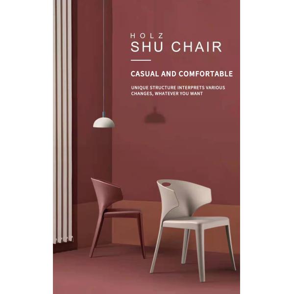 Stackable Multicolor Dining Chairs With Arms PP Polyethylene 78cm