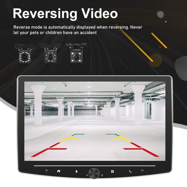 Allwinner A100 Android 10.0 Car Audio Navigation with Bluetooth AHD Camera GPS Screen