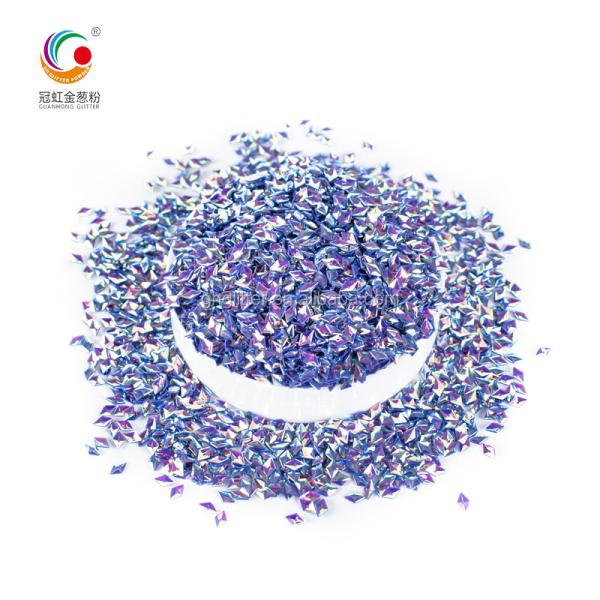 Multicolor Makeup Diamond Glitter Dust Pigment 3D Prismatic Star Chunky Shiny Powder