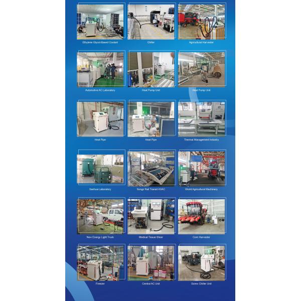 Car AC Gas Filling Machine Refrigerant Charging Machine With 40-200g/s Fast Charging Rate
