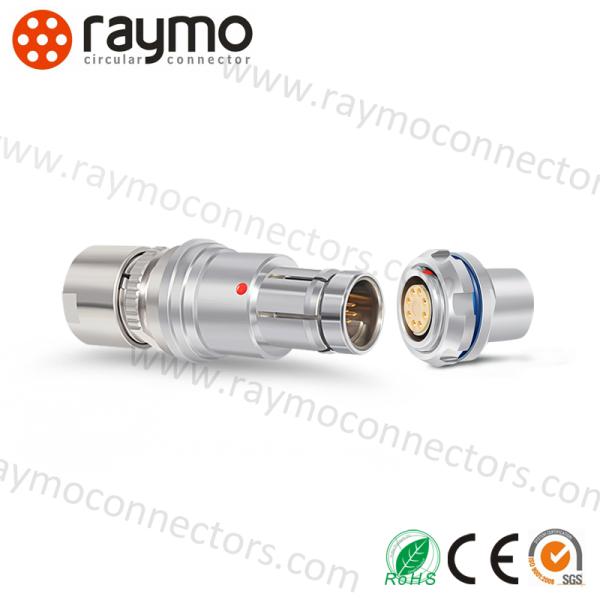 10-Pin Male Solder IP68 Waterproof Circular Connector Brass Housing