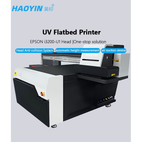 High Speed 6m2 Per Hour UV Flatbed Printer For Fabric Acrylic Tile