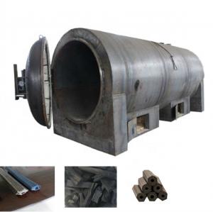 China Forest waste hardwood log carbonization furnace mechanism charcoal stove on sale