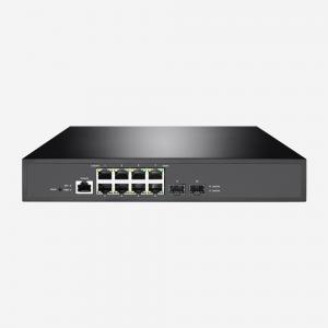 China 2 SFP Layer 2+ 8 Port PoE Switch Gigabit Support SNMP VLAN ACL IPV6 SSL on sale
