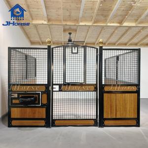 Buy cheap Luxury Customized Steel Frame Bamboo Boarding Horse Stall Panels Stables Box product