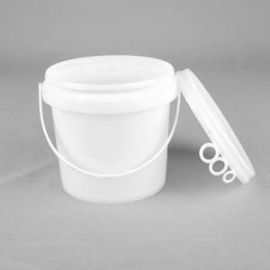 Buy cheap Ice Cream 1000ml Plastic Food Packaging Bucket With Lid And Handle product