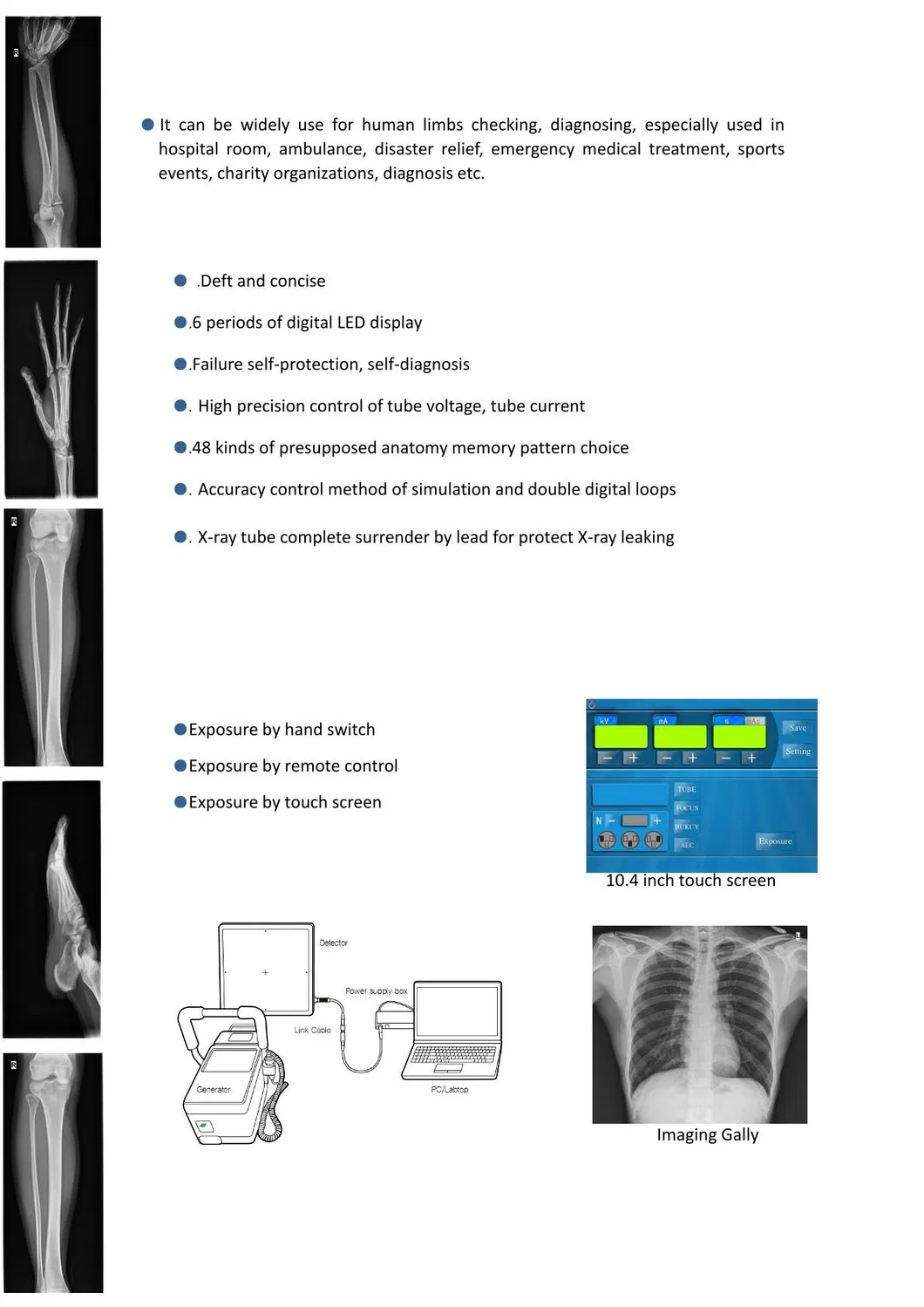 Digital Portable High-Flequency X-ray Machine