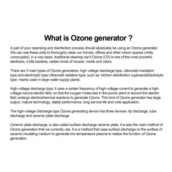 Small O3 Ozone Therapy Machine Electric Oxygen Machine 12V For Indoor