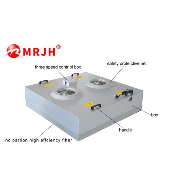 Double Fan Filter Unit FFU 4 × 4 Size Air Purification Unit for Pharmaceutical Industry