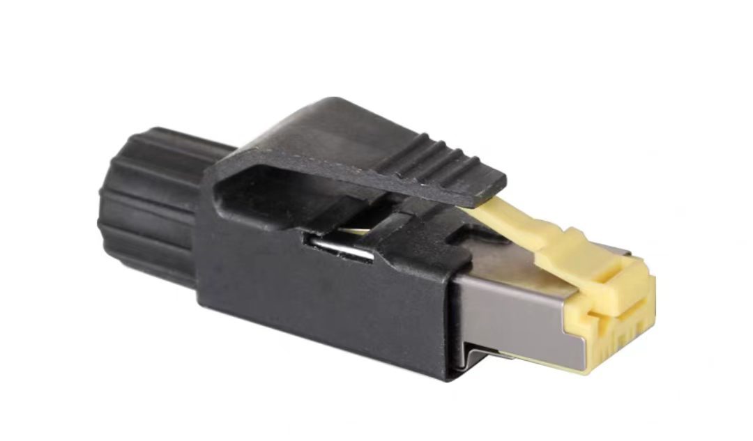 4-core Crystal Head Profinet Industrial-grade RJ45 Communication Bus Connector SM-RJ45H-4D