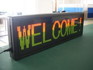 Buy cheap F3.75 Electronic Red Green Blue Yellow White Scrolling LED Sign High Brightness ,Modular LED Display product