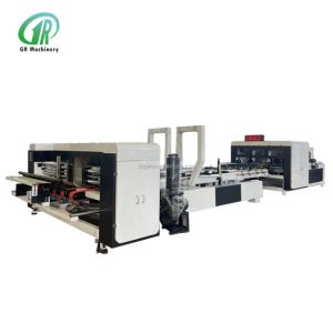 China Carton Box Automatic Folder Gluer 1000mm Vacuum Suction Feeding on sale