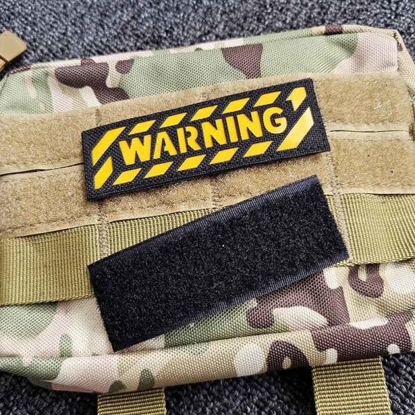 Military 3M Reflective Velcro Patch Die Cut Border Nylon Fluorescence Material