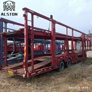 Buy cheap 6-Position Vehicle Transporter with BPW Axles, Used Car Carrier Trailer For Sale product
