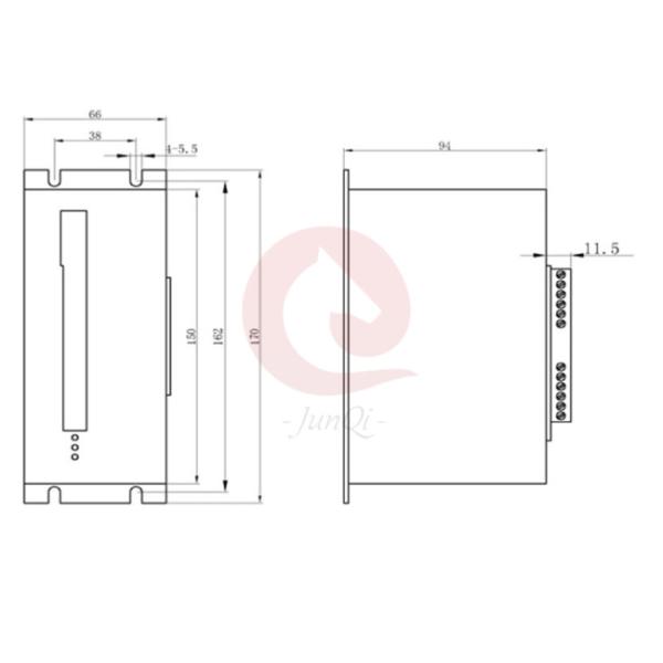 M1160A Stepper Motor Driver Bipolar Microstep Driver 110VAC For NEMA34 110mm
