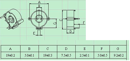6 Pins 30A Zero Phase Sequence Current Transformer Toroidal Coil Structure