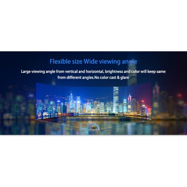 High Brightness Transparent LED Panel Display For Glass Window Invisible Video Screen