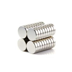 China Small Home Refrigerator Magnets Industrial Magnet Axial N35 ±3% Tolerance 12mm X 3MM on sale