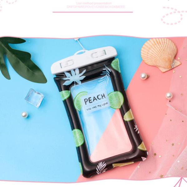 Inflatable Floating Waterproof Phone Pouch Customized Logo SGS Certification
