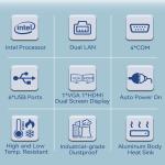 Dual LAN 4 COM Industrial Mini PC With Intel Celeron N2840 Processor And DDR3L