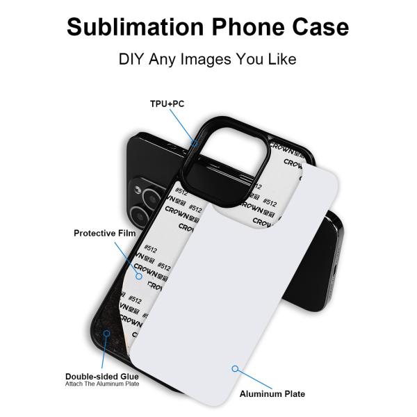 Customizable 2D Sublimation Case Shockproof For Samsung Xiaomi