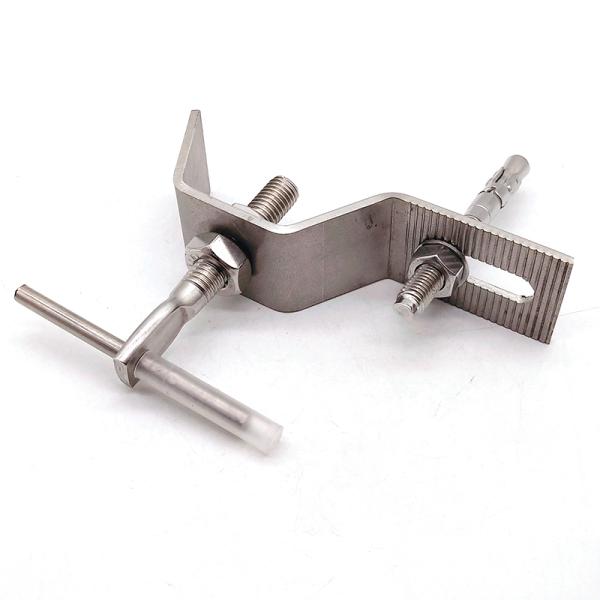 Stainless Steel SS304 SS316 Plain Curtain Wall Stone Cladding Soffit Anchor
