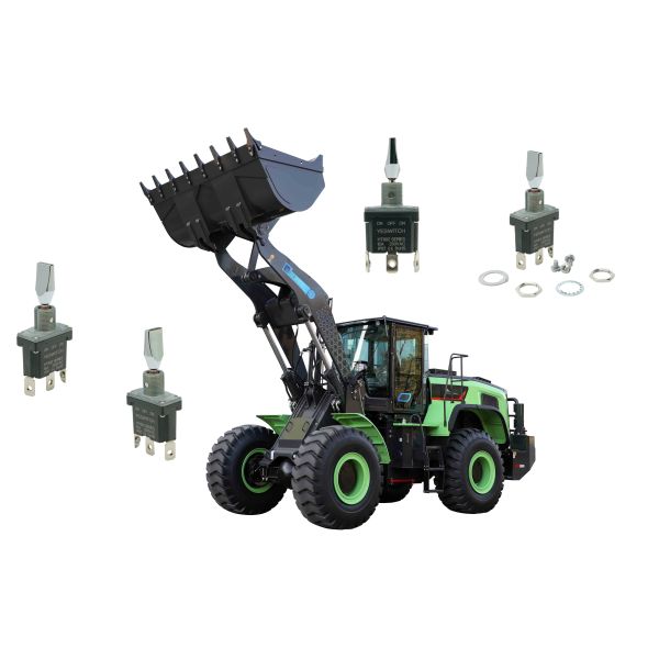 High Current Industrial Toggle Switch With Outer Screw Terminal For Off-road Construction Vehicles