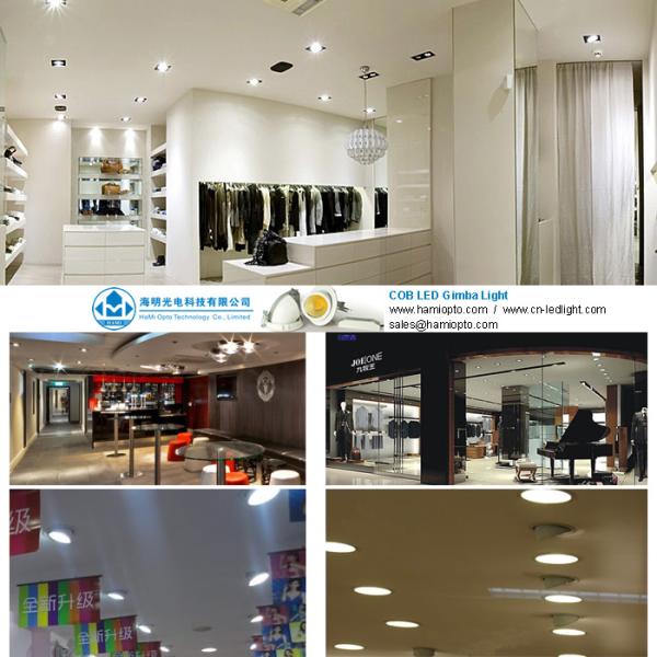 COB LED Ceiling Recessed Down Light Lamp AC85-265V with Driver